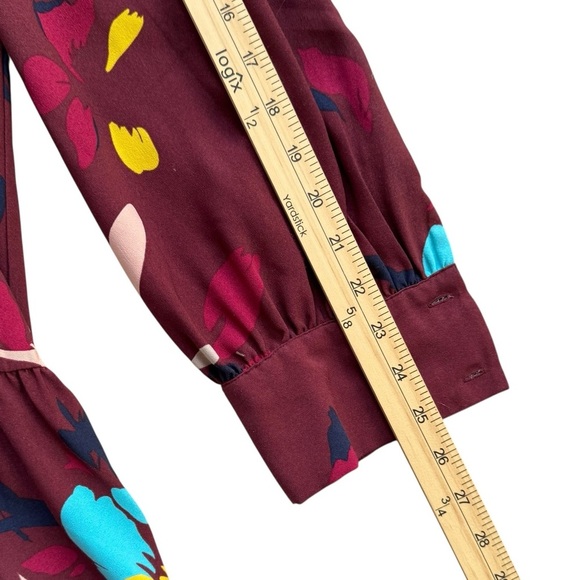 Halogen Pintuck Floral XL Flowy Dress | Fall - Picture 7 of 9